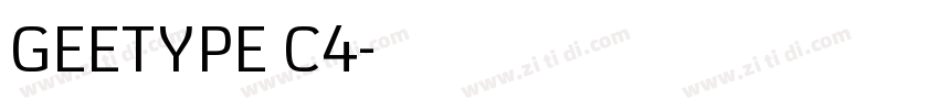 GEETYPE C4字体转换